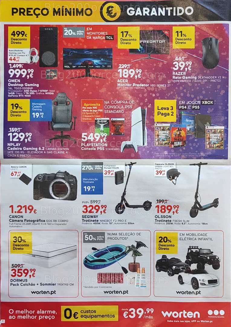 Antevisão Folheto WORTEN Promoções de 15 a 21 julho