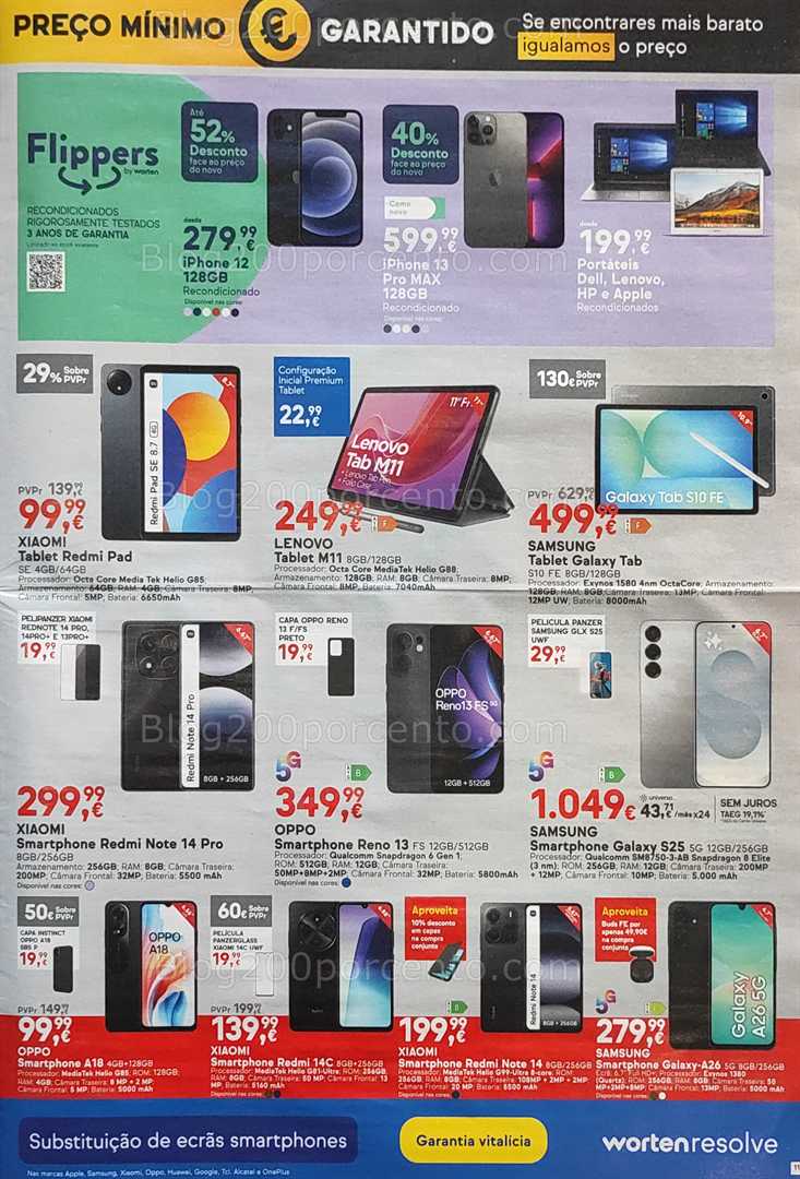 Antevisão Folheto WORTEN Promoções de 8 a 14 julho