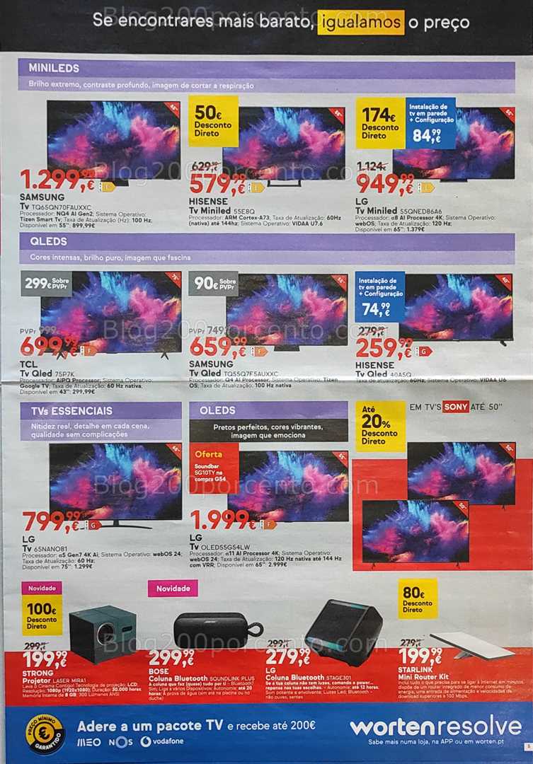 Antevisão Folheto WORTEN Promoções de 8 a 14 julho