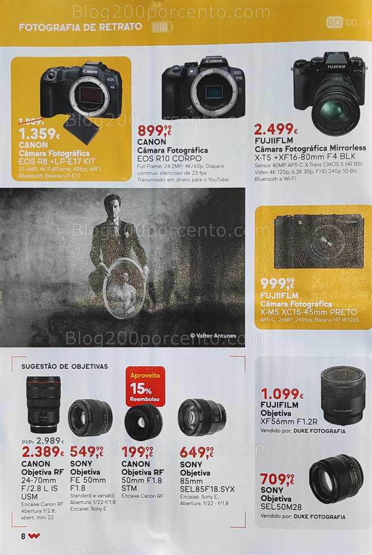 Antevisão Folheto WORTEN Fotografia Promoções de 8 julho a 4 agosto all