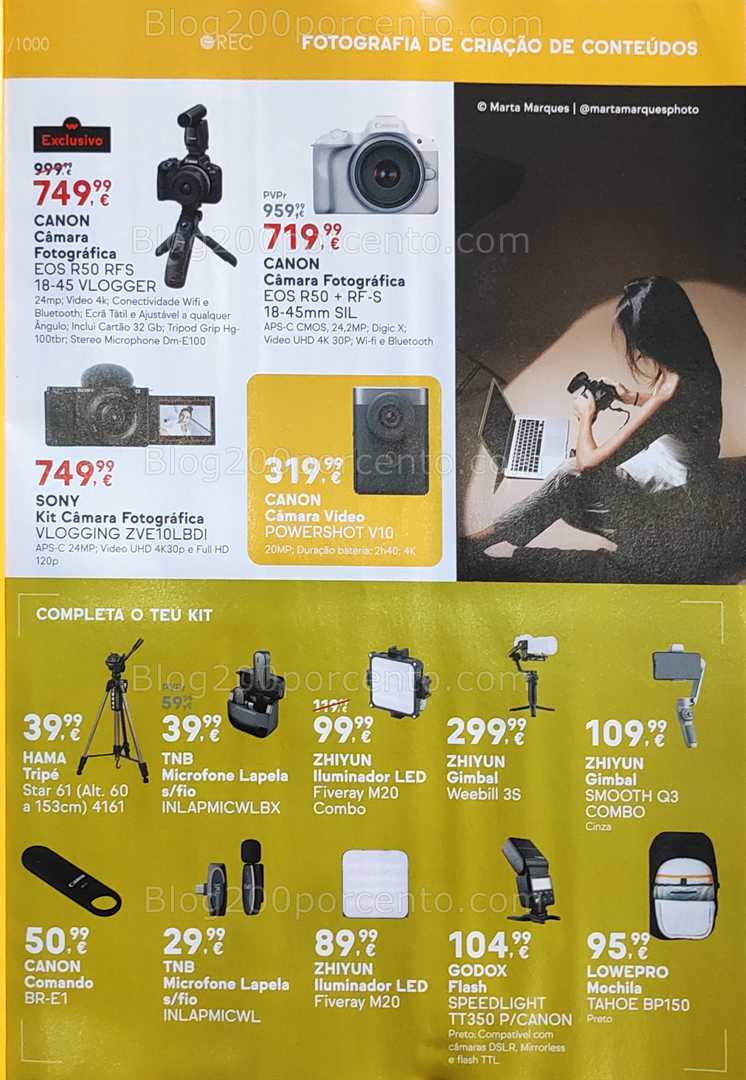 Antevisão Folheto WORTEN Fotografia Promoções de 8 julho a 4 agosto all