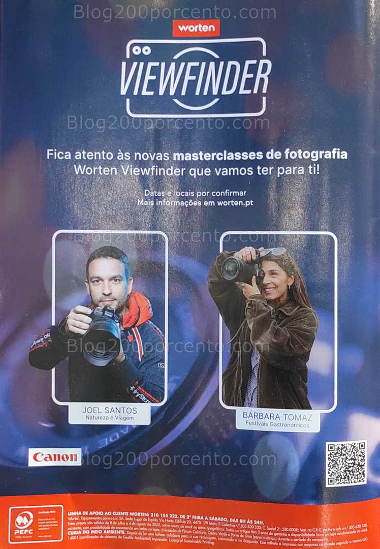 Antevisão Folheto WORTEN Fotografia Promoções de 8 julho a 4 agosto all