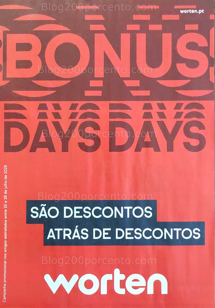 Antevisão Folheto WORTEN Promoções Fim de semana até 28 julho all