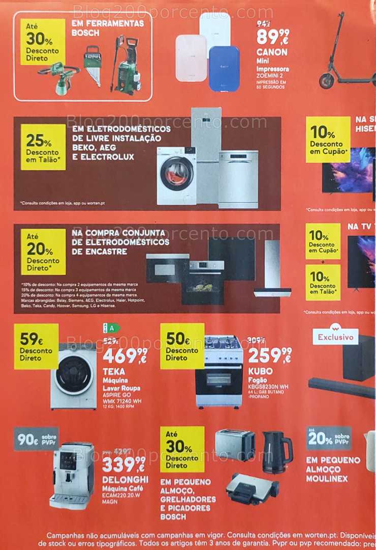 Antevisão Folheto WORTEN Promoções Fim de semana até 28 julho all