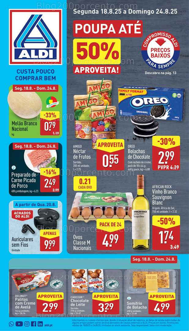 Antevisão Folheto ALDI Promoções de 18 a 24 agosto all