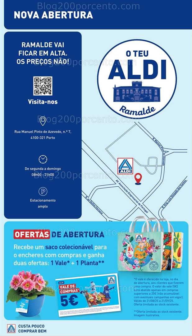 Antevisão Folheto ALDI Aberturas Promoções de 20 a 26 agosto