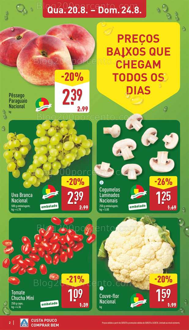 Antevisão Folheto ALDI Aberturas Promoções de 20 a 26 agosto