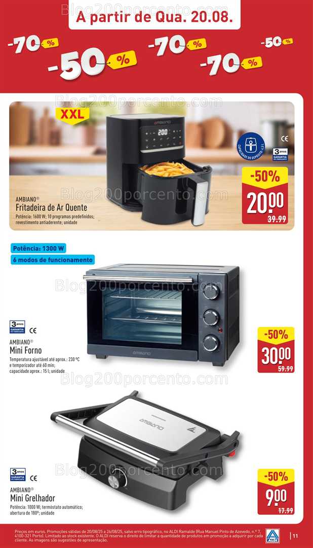 Antevisão Folheto ALDI Aberturas Promoções de 20 a 26 agosto