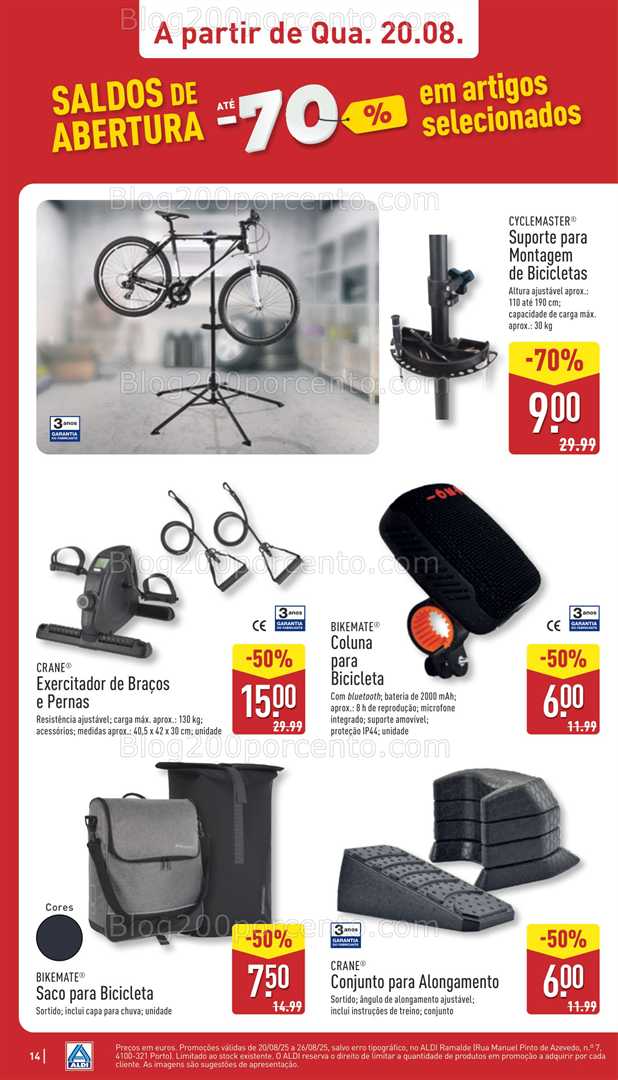 Antevisão Folheto ALDI Aberturas Promoções de 20 a 26 agosto