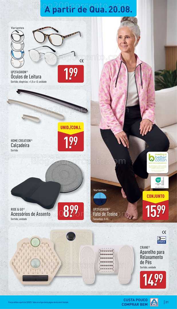 Antevisão Folheto ALDI Aberturas Promoções de 20 a 26 agosto