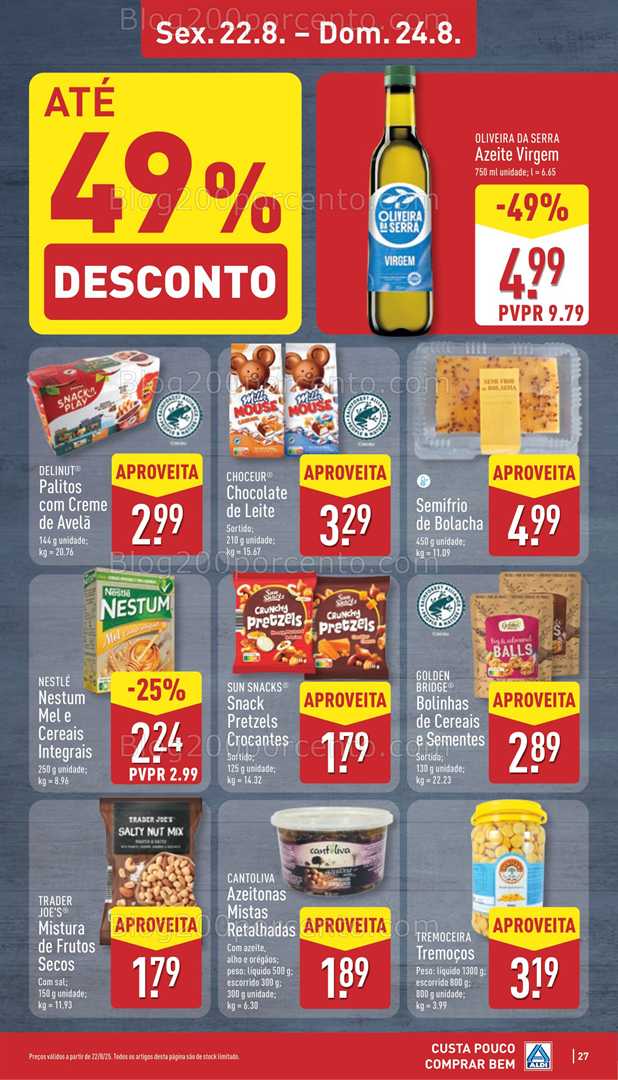 Antevisão Folheto ALDI Aberturas Promoções de 20 a 26 agosto