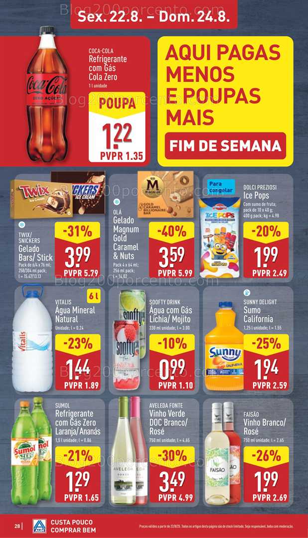 Antevisão Folheto ALDI Aberturas Promoções de 20 a 26 agosto