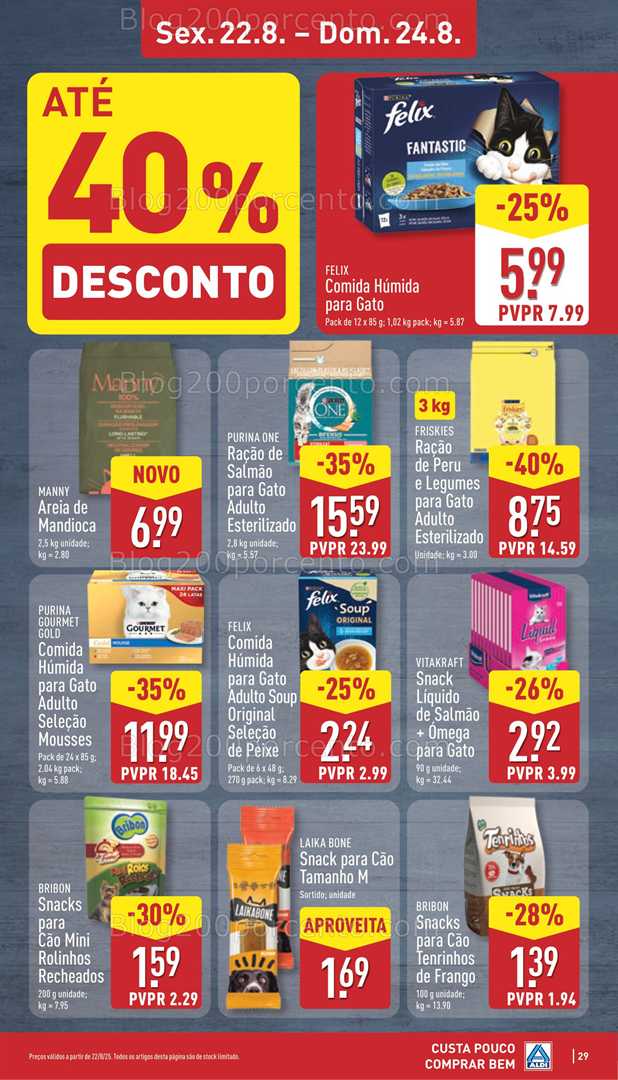 Antevisão Folheto ALDI Aberturas Promoções de 20 a 26 agosto