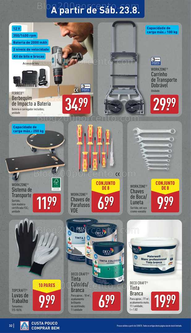 Antevisão Folheto ALDI Aberturas Promoções de 20 a 26 agosto