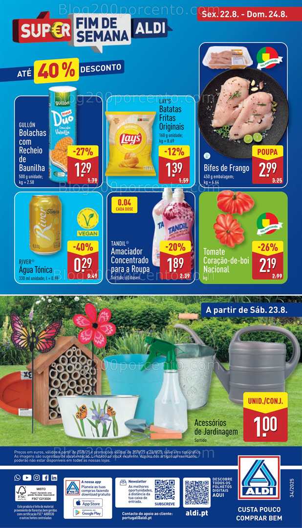 Antevisão Folheto ALDI Aberturas Promoções de 20 a 26 agosto
