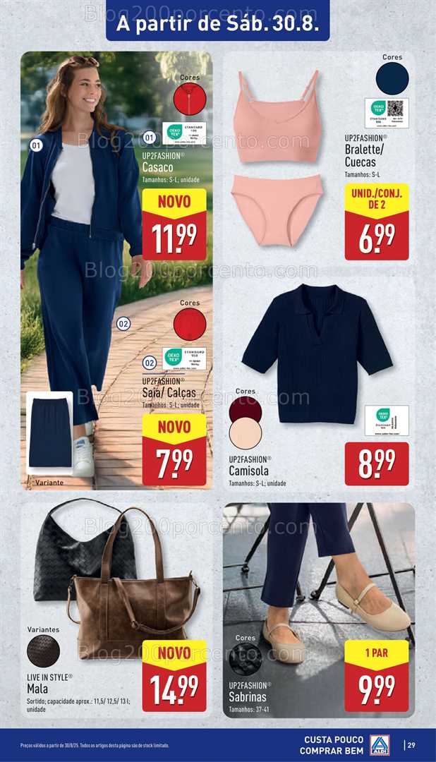 Antevisão Folheto ALDI Promoções de 25 a 31 agosto