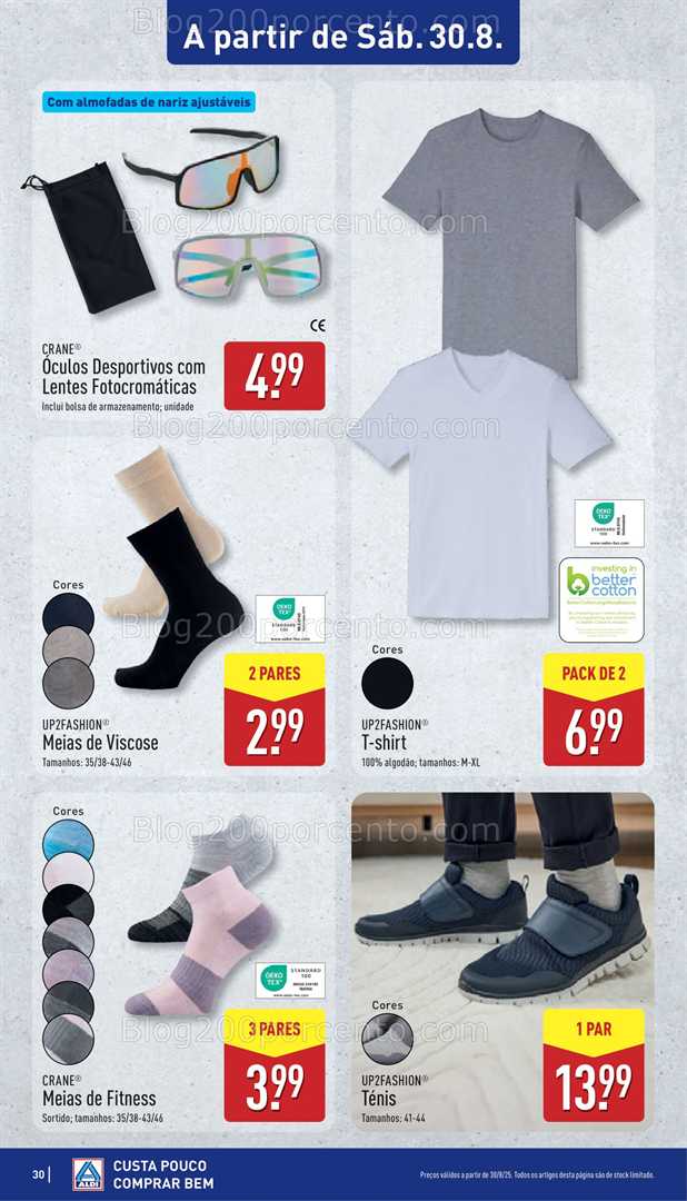 Antevisão Folheto ALDI Promoções de 25 a 31 agosto