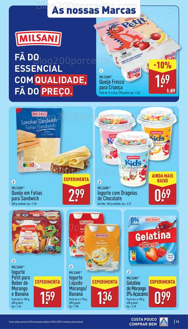 Antevisão Folheto ALDI Promoções de 1 a 7 setembro