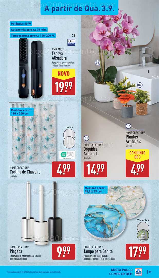 Antevisão Folheto ALDI Promoções de 1 a 7 setembro