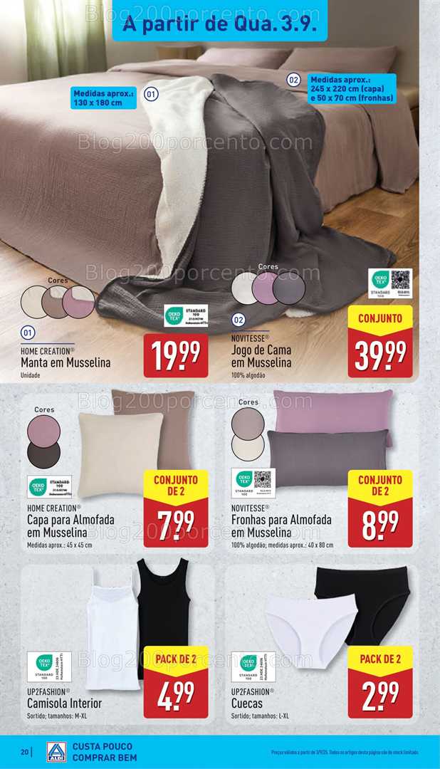 Antevisão Folheto ALDI Promoções de 1 a 7 setembro