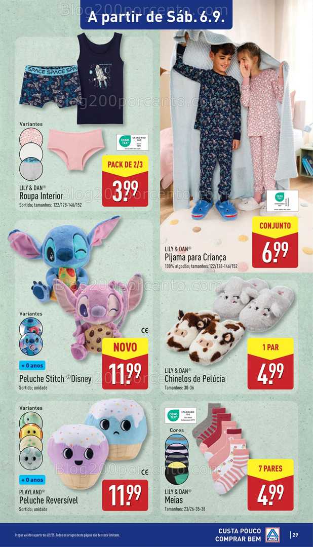 Antevisão Folheto ALDI Promoções de 1 a 7 setembro