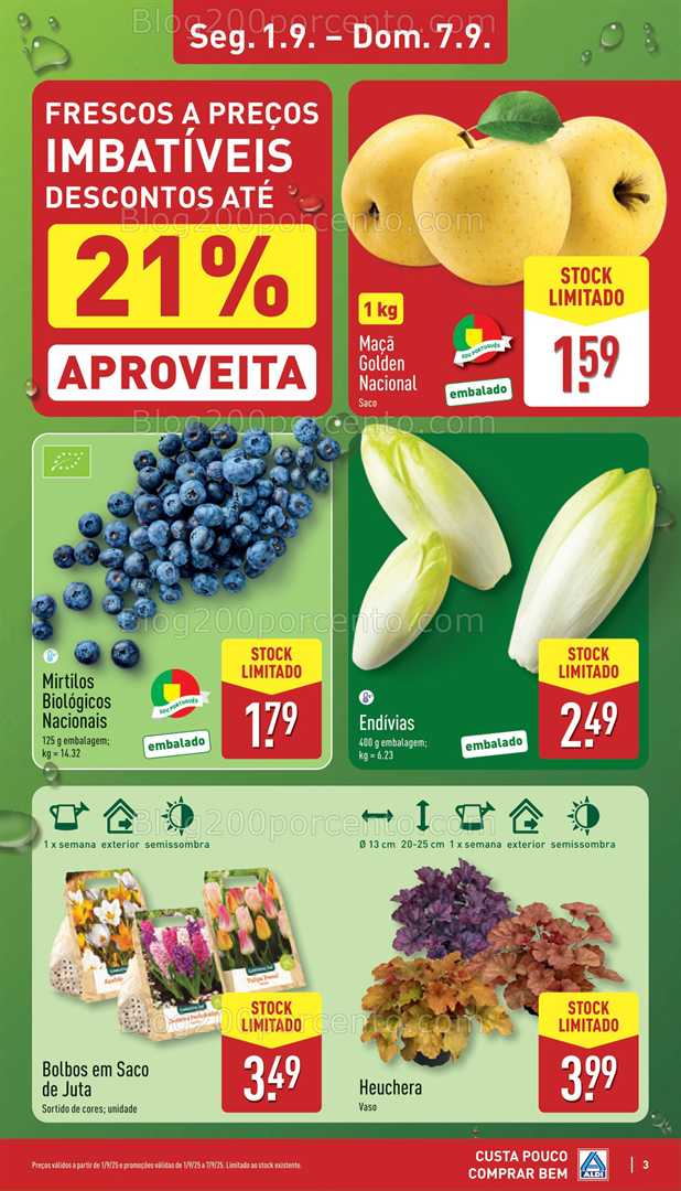 Antevisão Folheto ALDI Promoções de 1 a 7 setembro