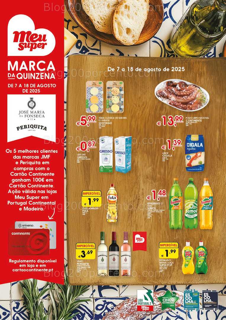 Antevisão Folheto MEU SUPER Promoções até 18 agosto all