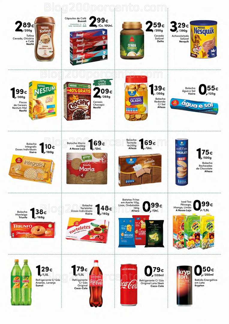 Antevisão Folheto A NOSSA LOJA Promoções de 16 a 31 agosto