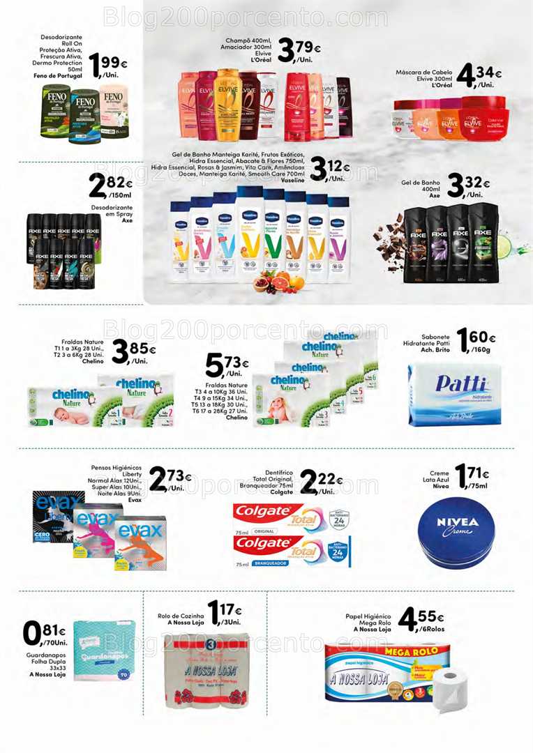 Antevisão Folheto A NOSSA LOJA Promoções de 16 a 31 agosto