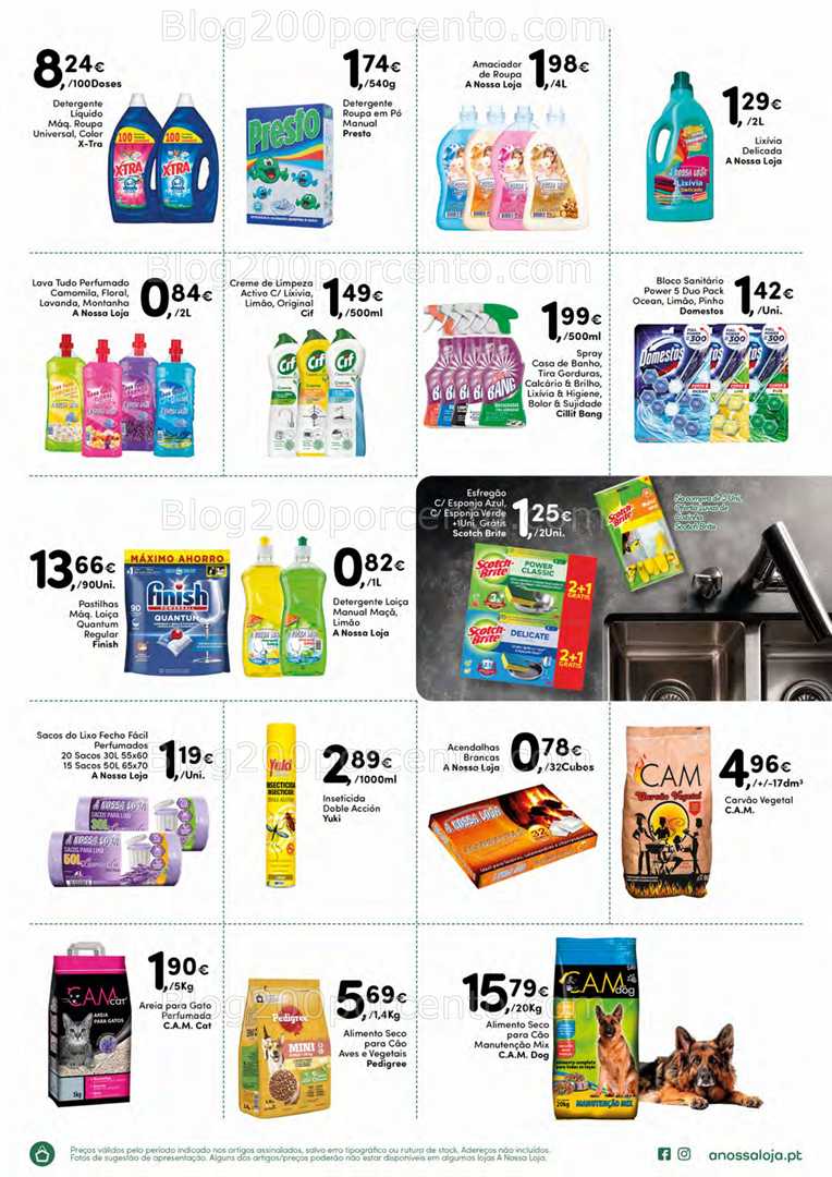 Antevisão Folheto A NOSSA LOJA Promoções de 16 a 31 agosto