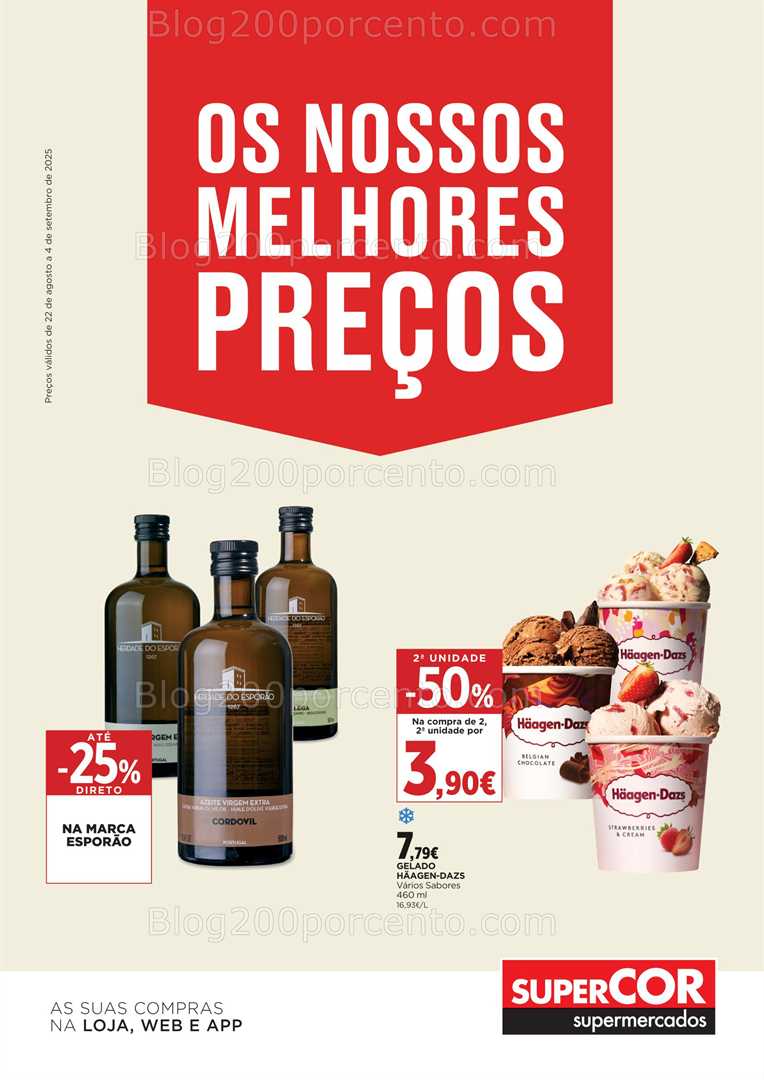 Antevisão Folheto EL CORTE INGLÉS Supermercado - 22 agosto a 4 setembro