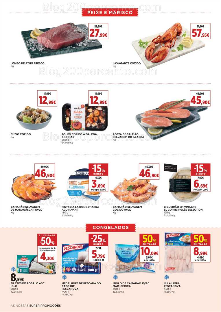 Antevisão Folheto EL CORTE INGLÉS Supermercado - 22 agosto a 4 setembro