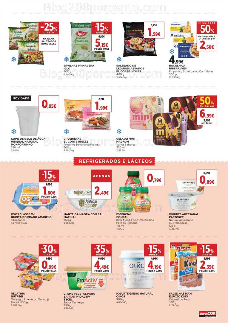 Antevisão Folheto EL CORTE INGLÉS Supermercado - 22 agosto a 4 setembro