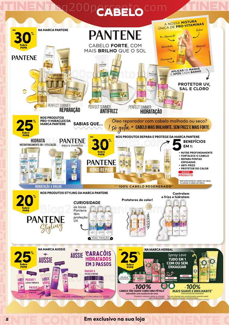 Antevisão Folheto CONTINENTE Beleza Promoções de 19 a 31 agosto