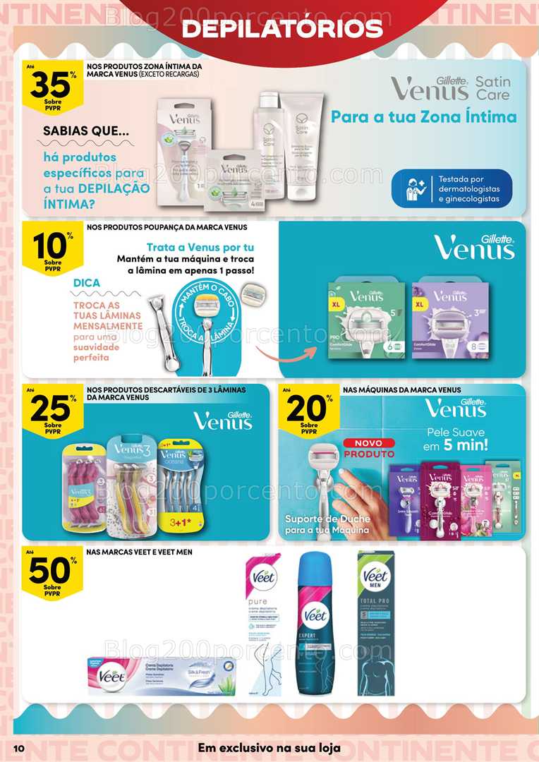 Antevisão Folheto CONTINENTE Beleza Promoções de 19 a 31 agosto