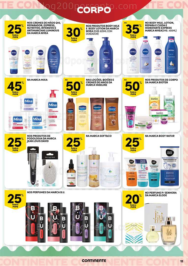Antevisão Folheto CONTINENTE Beleza Promoções de 19 a 31 agosto