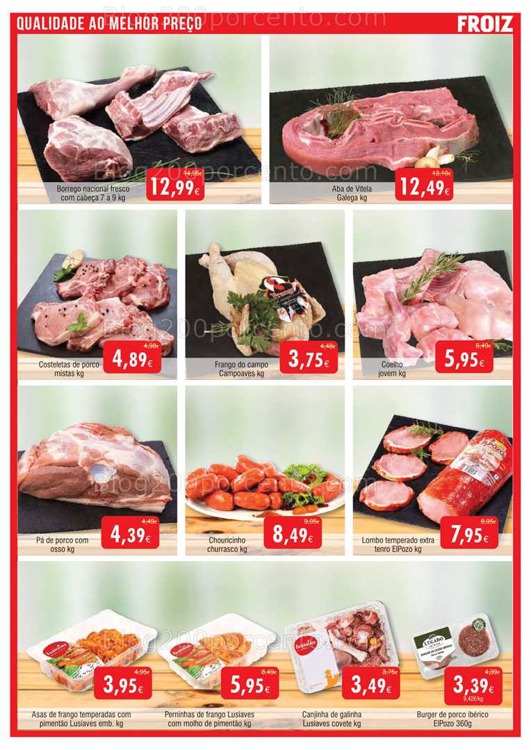 Antevisão Folheto FROIZ Promoções de 13 a 27 agosto