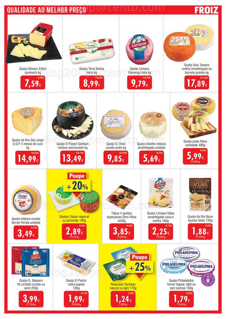 Antevisão Folheto FROIZ Promoções de 13 a 27 agosto