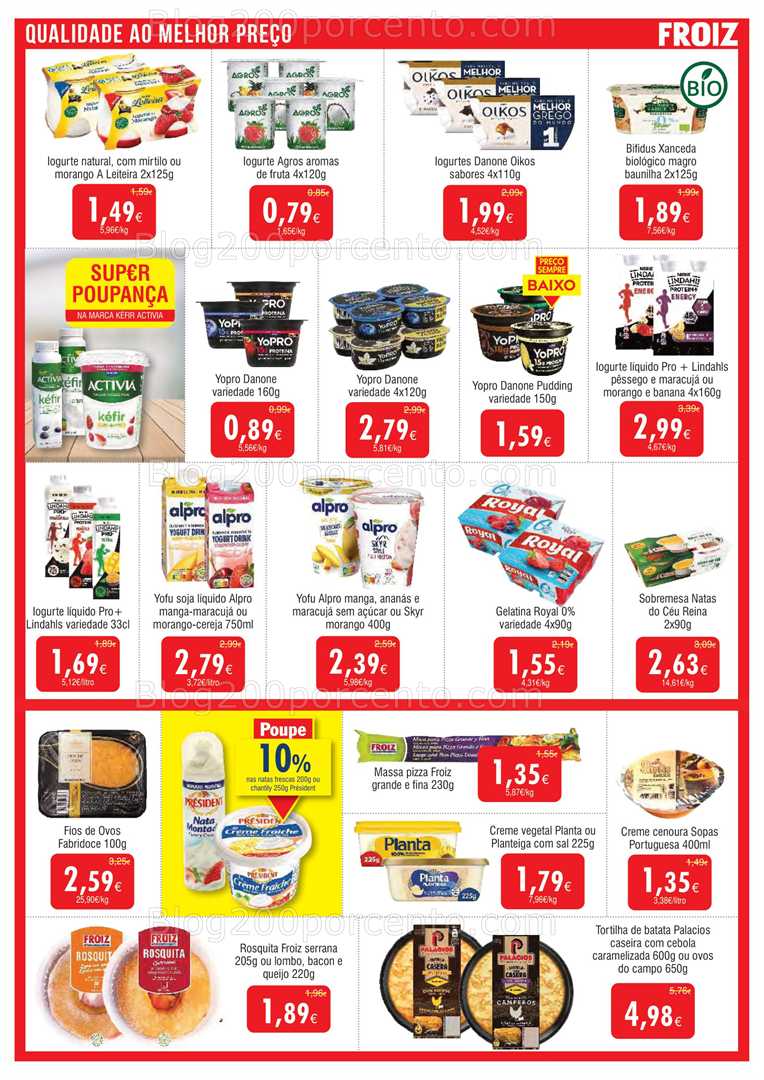 Antevisão Folheto FROIZ Promoções de 13 a 27 agosto