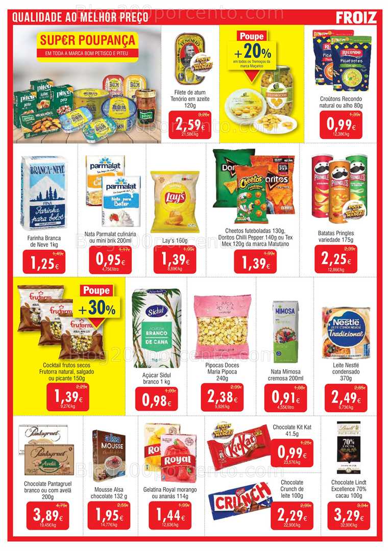 Antevisão Folheto FROIZ Promoções de 13 a 27 agosto
