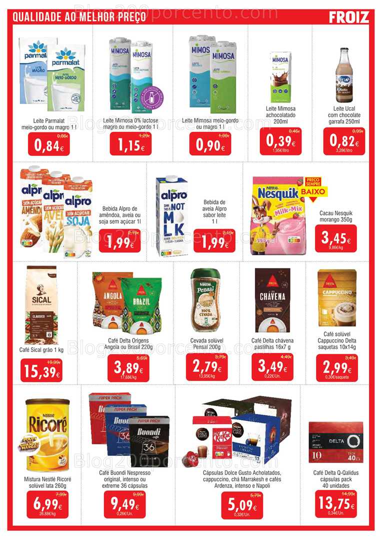 Antevisão Folheto FROIZ Promoções de 13 a 27 agosto