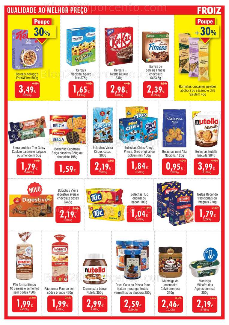 Antevisão Folheto FROIZ Promoções de 13 a 27 agosto