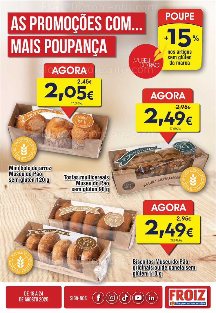 Antevisão Folheto FROIZ Promoções de 18 a 24 agosto