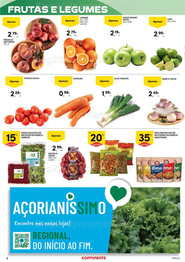 Antevisão Folheto CONTINENTE Açores Promoções de 21 agosto a 3 setembro