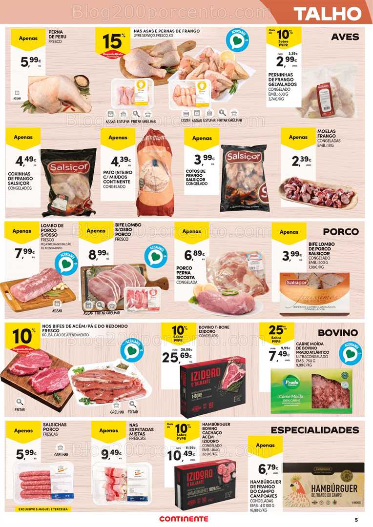 Antevisão Folheto CONTINENTE Açores Promoções de 21 agosto a 3 setembro