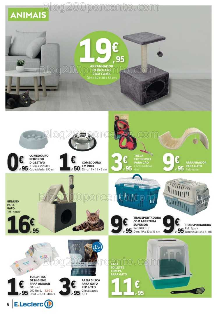 Antevisão Folheto E-LECLERC Bazar Promoções de 14 a 27 agosto