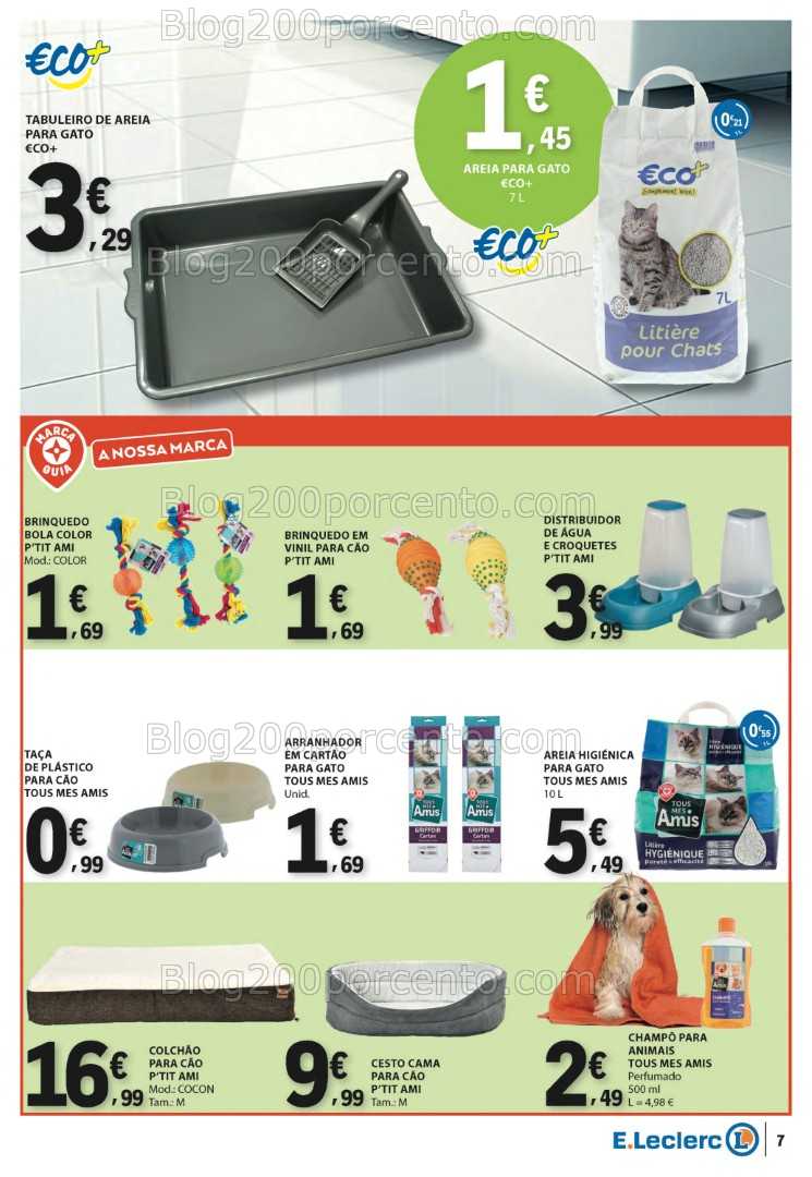 Antevisão Folheto E-LECLERC Bazar Promoções de 14 a 27 agosto