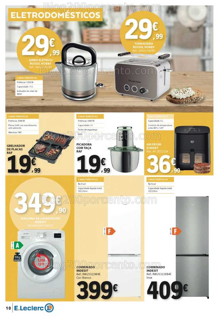 Antevisão Folheto E-LECLERC Bazar Promoções de 14 a 27 agosto