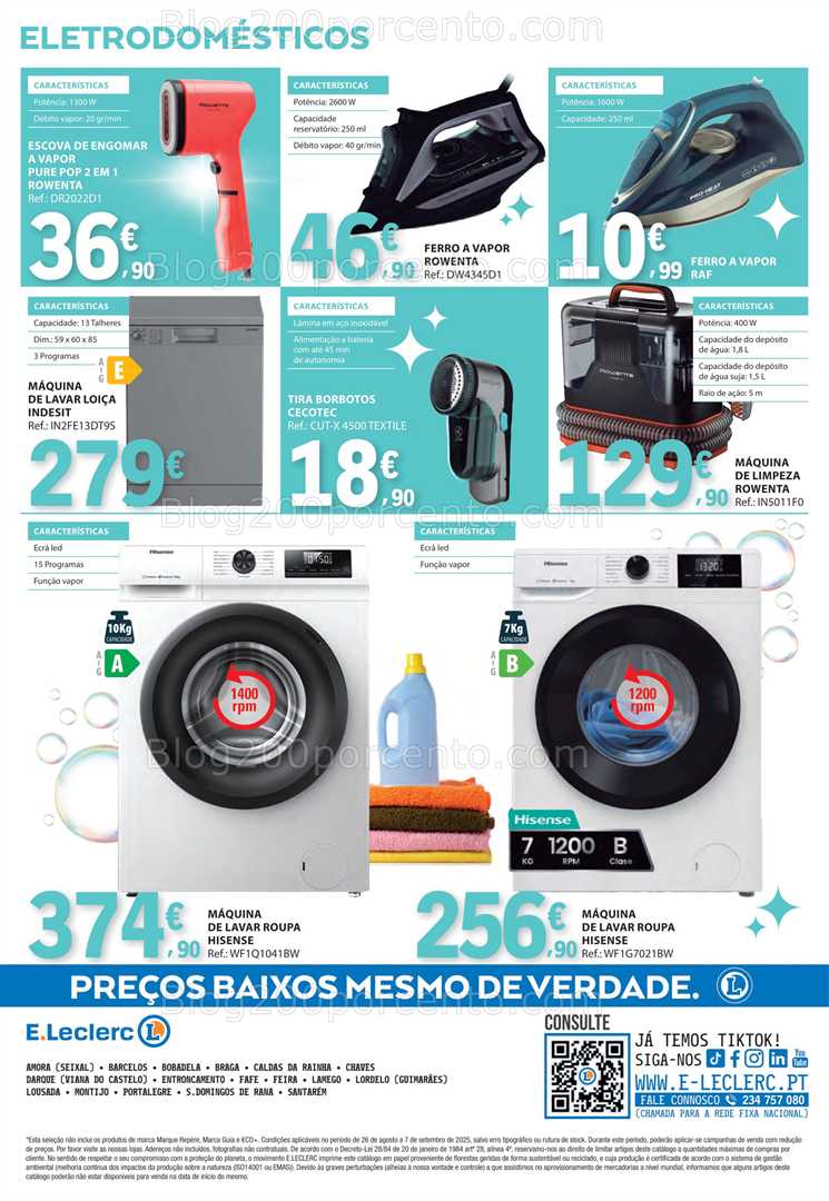 Antevisão Folheto E-LECLERC Limpeza do Lar Promoções de 26 agosto a 7 setembro
