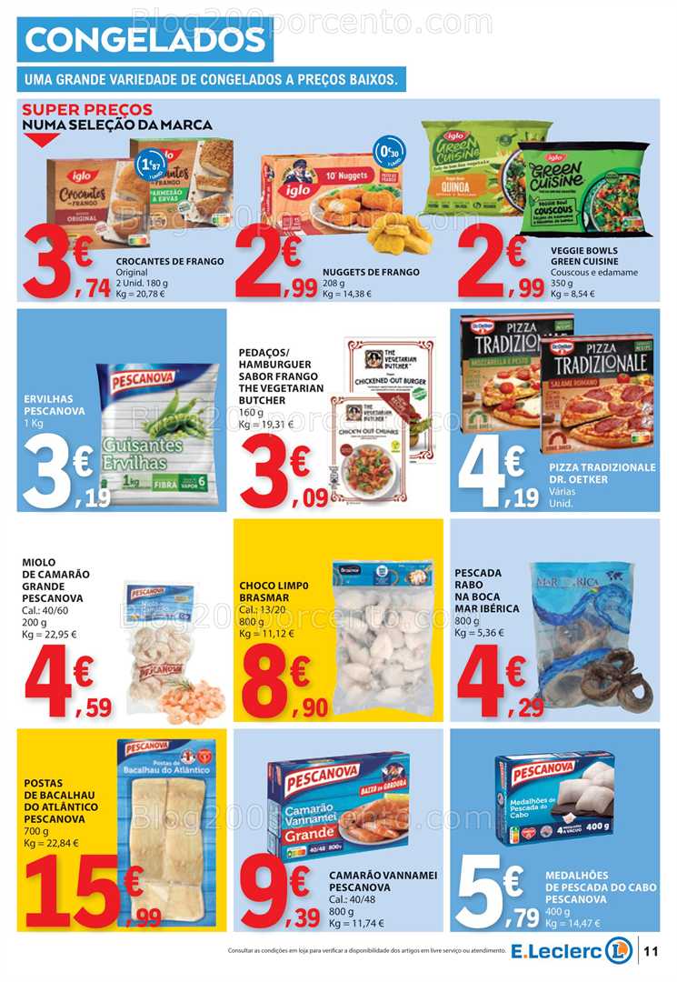 Antevisão Folheto E-LECLERC Promoções de 14 a 20 agosto